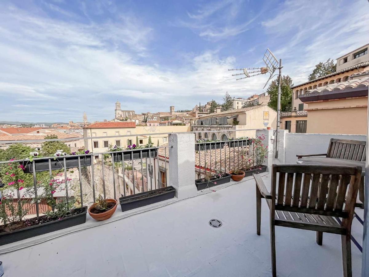 Romantic Duplex With Terrace And Great Views Жерона Екстер'єр фото